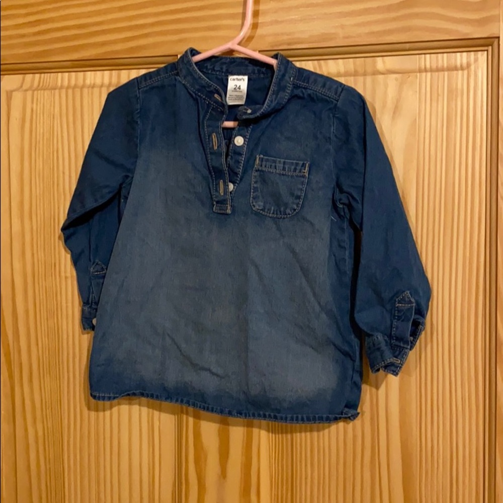 Denim top